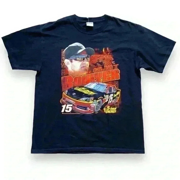 2012 Nascar  Clint Bowyer 15 graphic print T-shirt XL - Picture 1 of 8